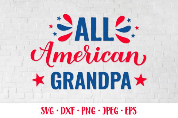 All American Grandpa Patriotic SVG Review