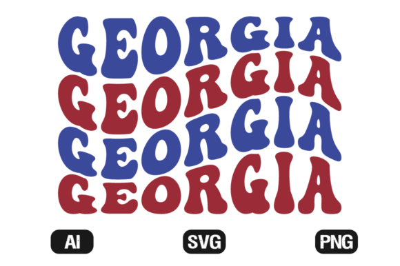 Georgia Retro Wavy SVG T-shirt Review for Real Projects