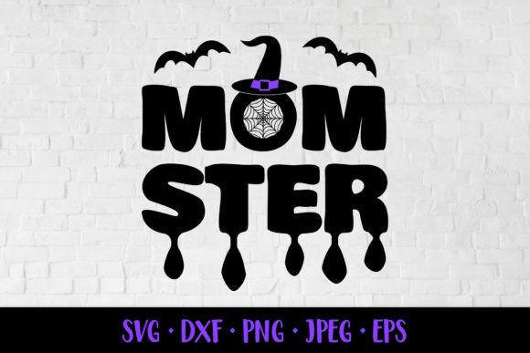 Momster SVG: A Halloween Design with Heart and Humor
