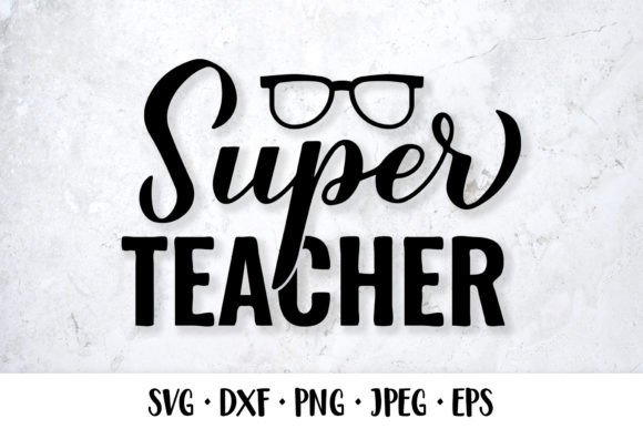 Super Teacher SVG: A Playful Embroidery Design for Real Projects